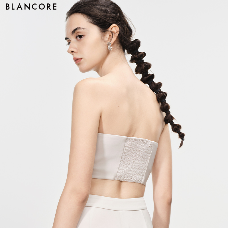 2-piece tube top & trousers