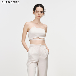 2-piece tube top & trousers