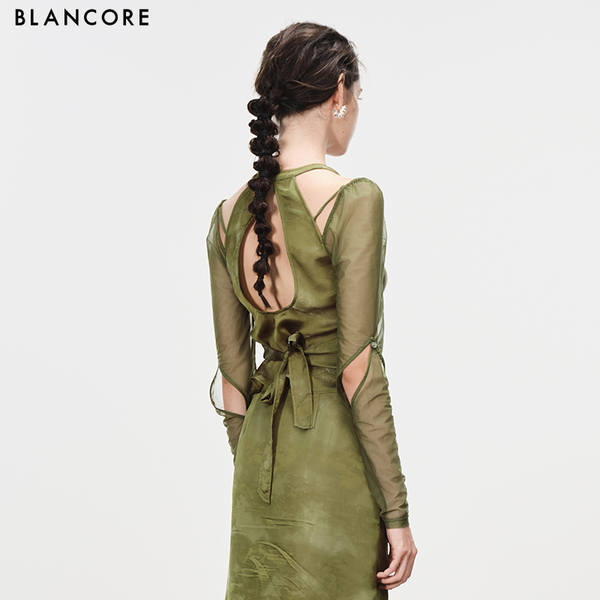 cut out wrap top
