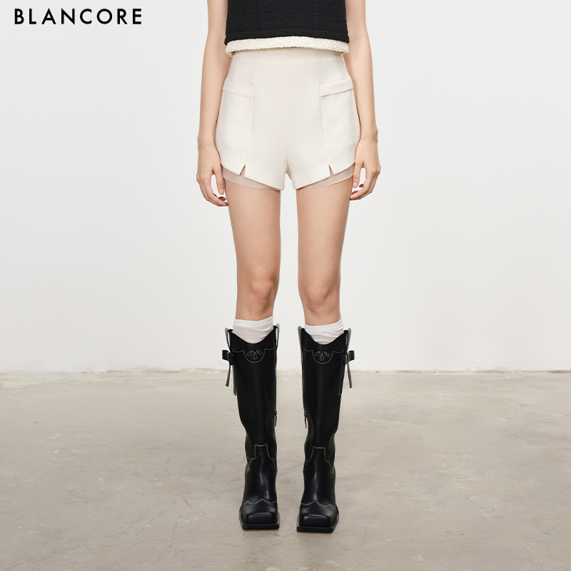 mesh paneled shorts