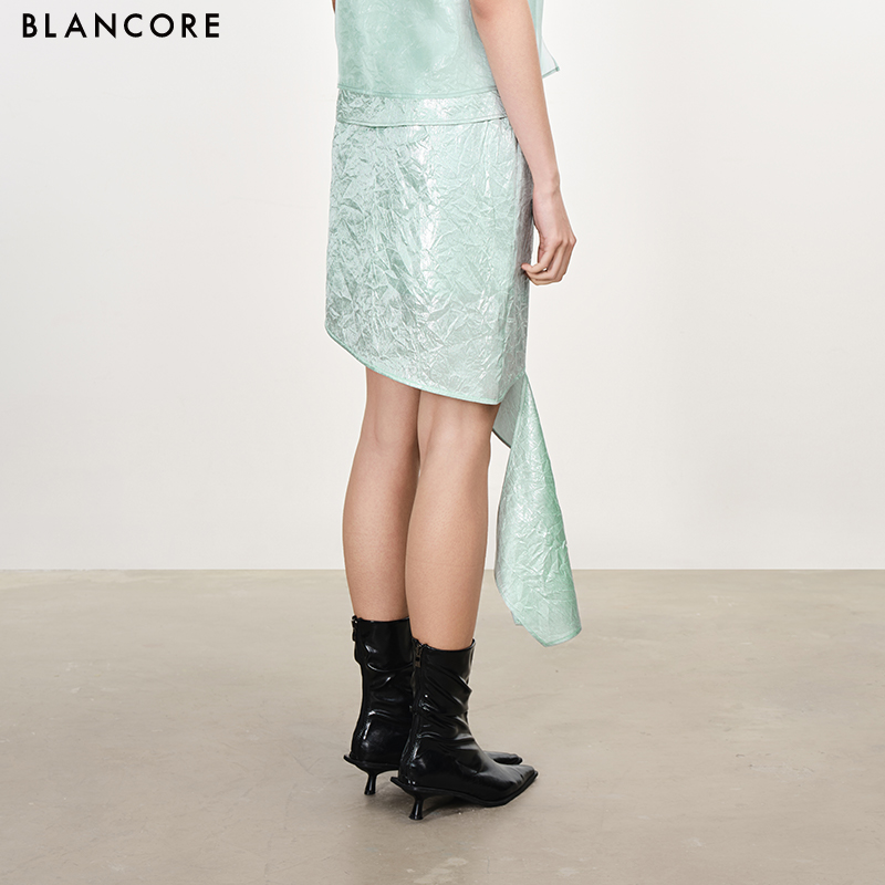 deconstructed layered skirt