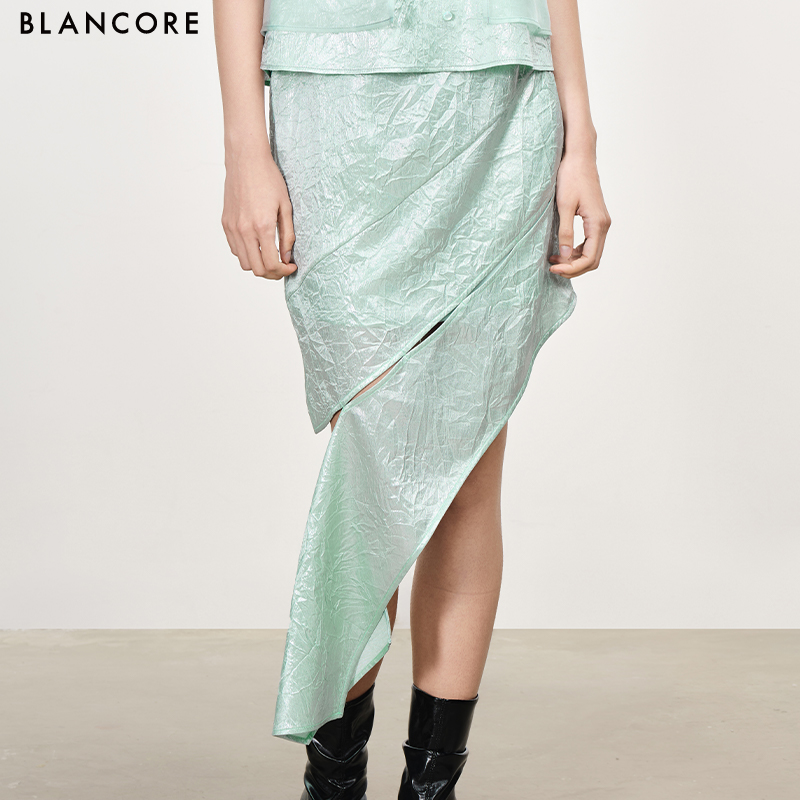 deconstructed layered skirt