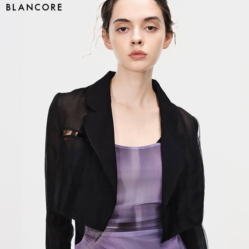 crop blazer