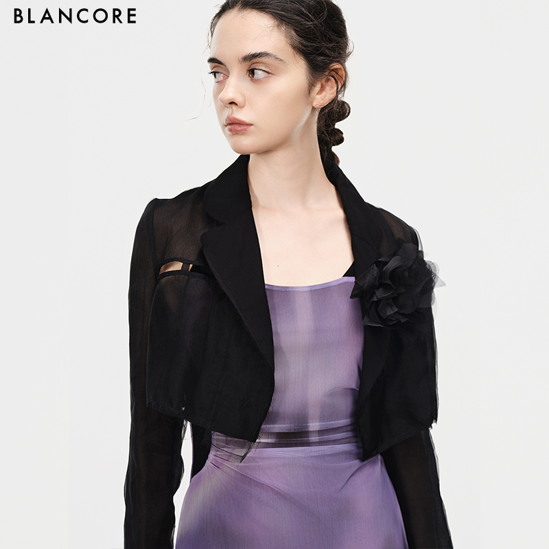crop blazer