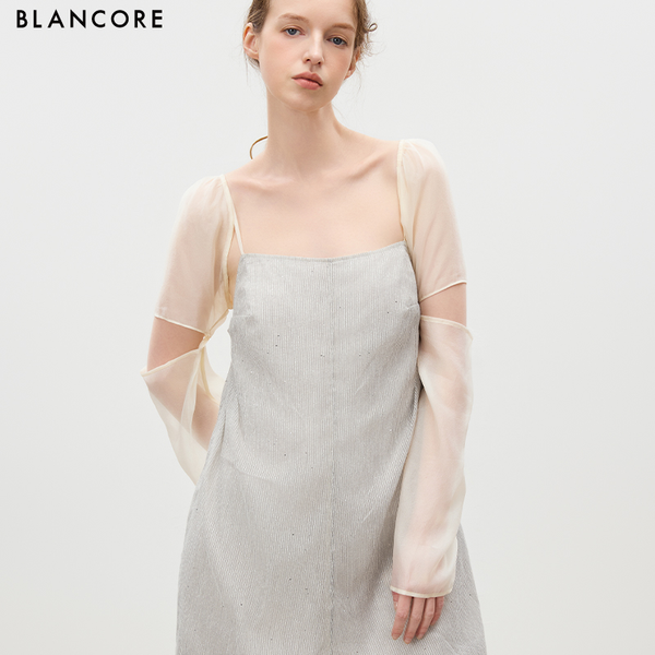Sleeveless Vest Jacket with Detachable Sleeves
