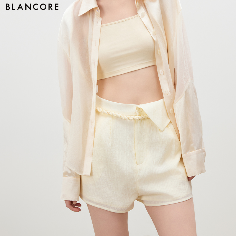 Drawstring Detail Shorts