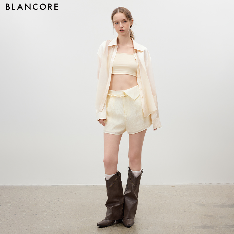 Drawstring Detail Shorts