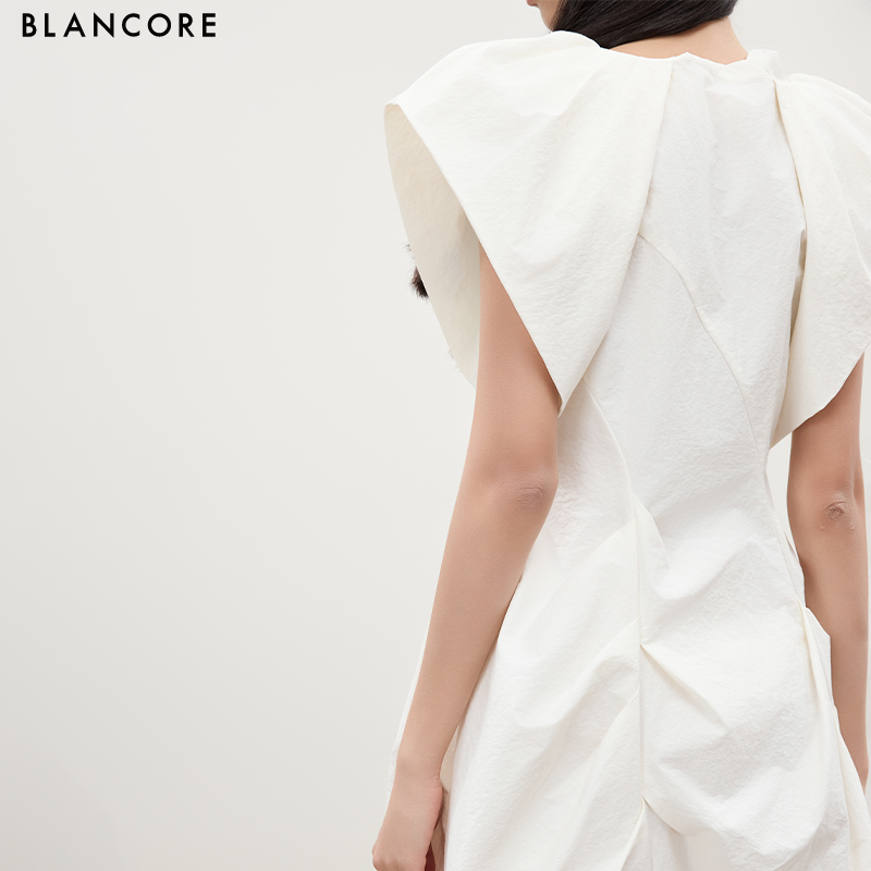 Drawstring Bubble Dress
