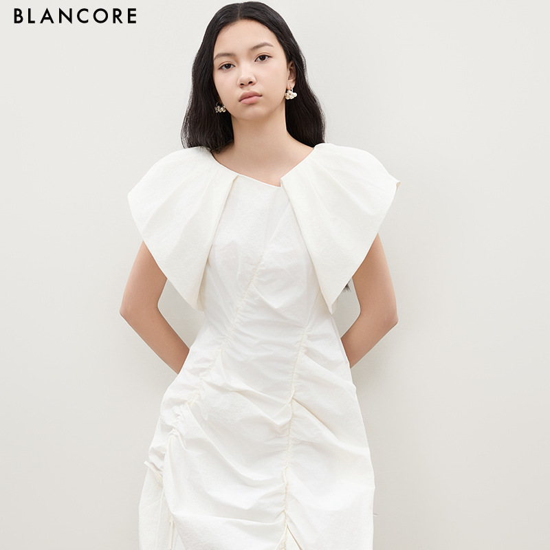 Drawstring Bubble Dress