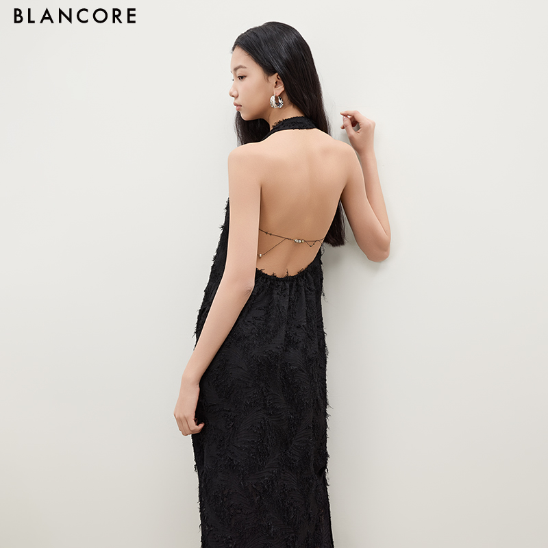 Loose Halter Neck Maxi Dress