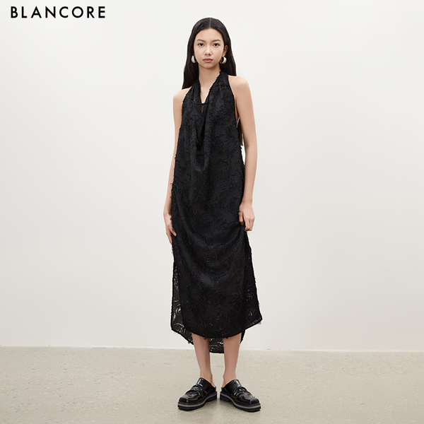 Loose Halter Neck Maxi Dress