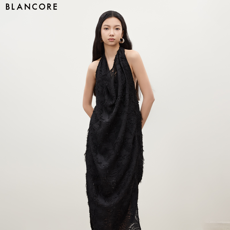 Loose Halter Neck Maxi Dress