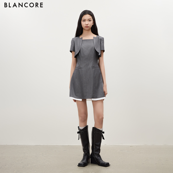 Off-Shoulder Spaghetti Strap Dress
