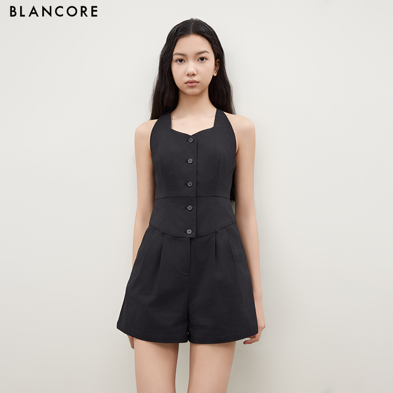Jumpsuit with Detachable Cape
