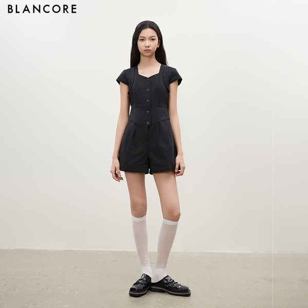 Jumpsuit with Detachable Cape