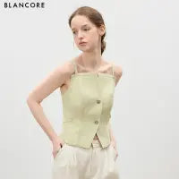 Off-Shoulder Fitted Vest Top