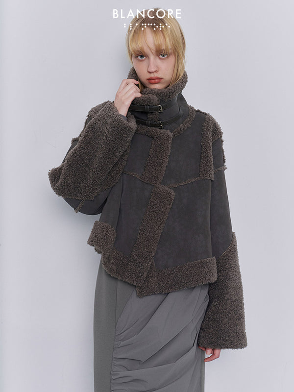 fur crop coat