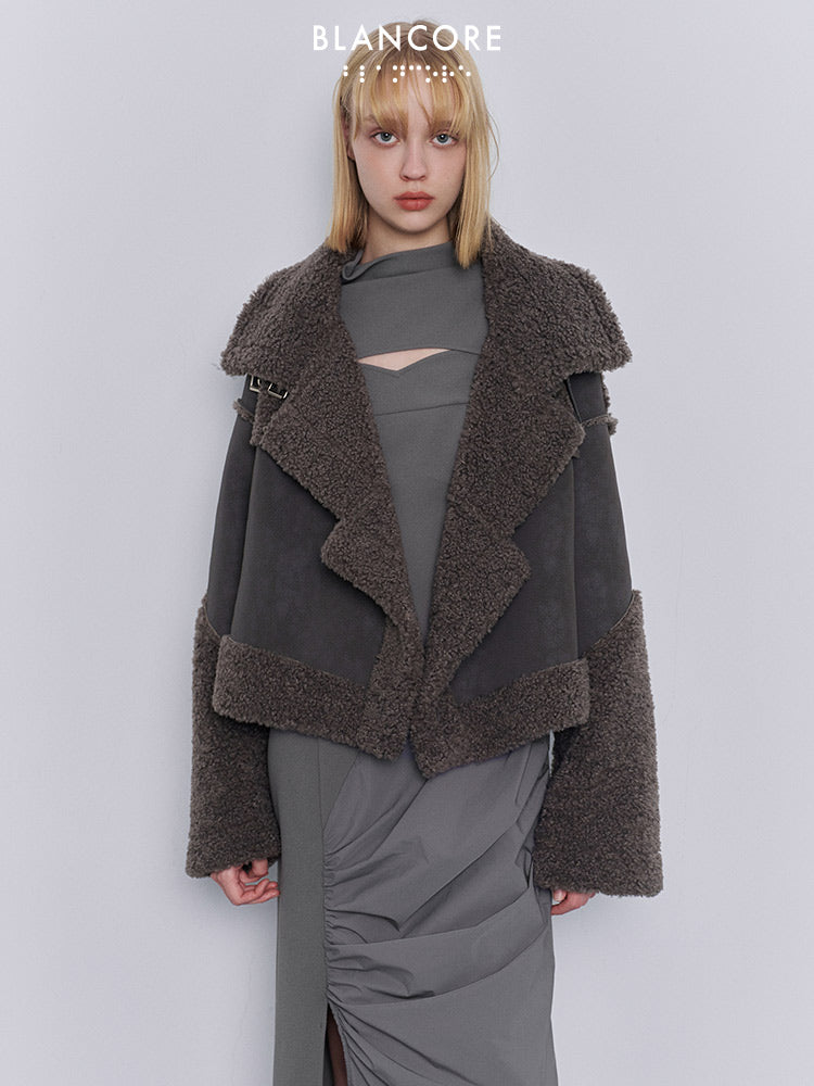 fur crop coat