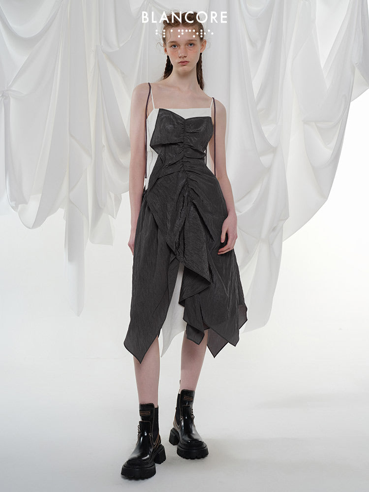 Asymmetrical Hem Cami Dress