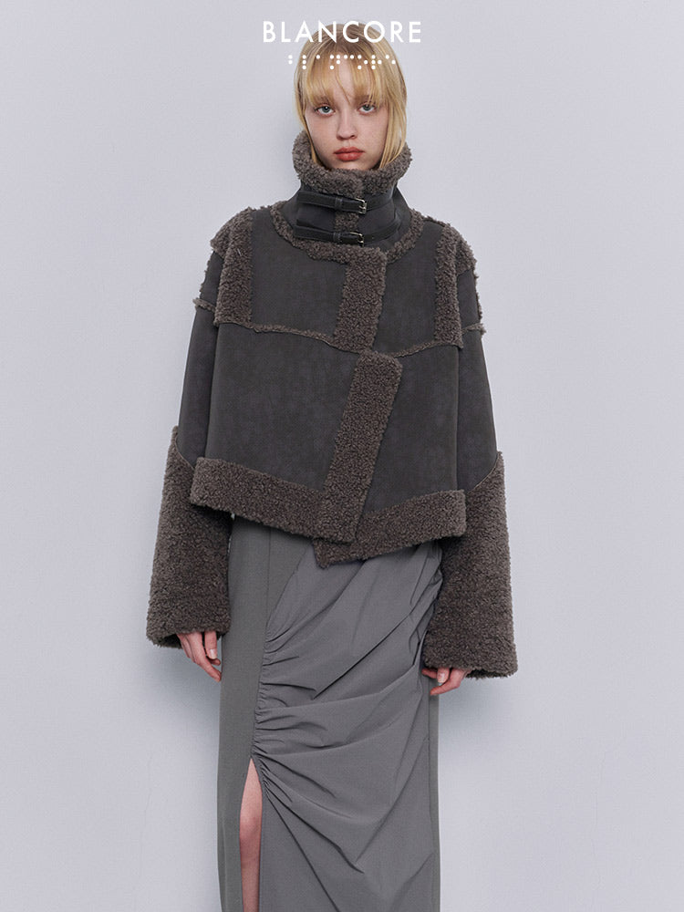 fur crop coat