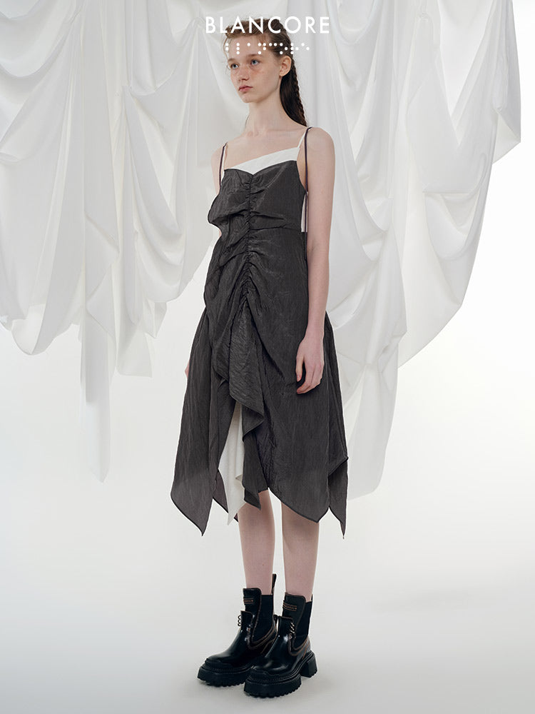 Asymmetrical Hem Cami Dress