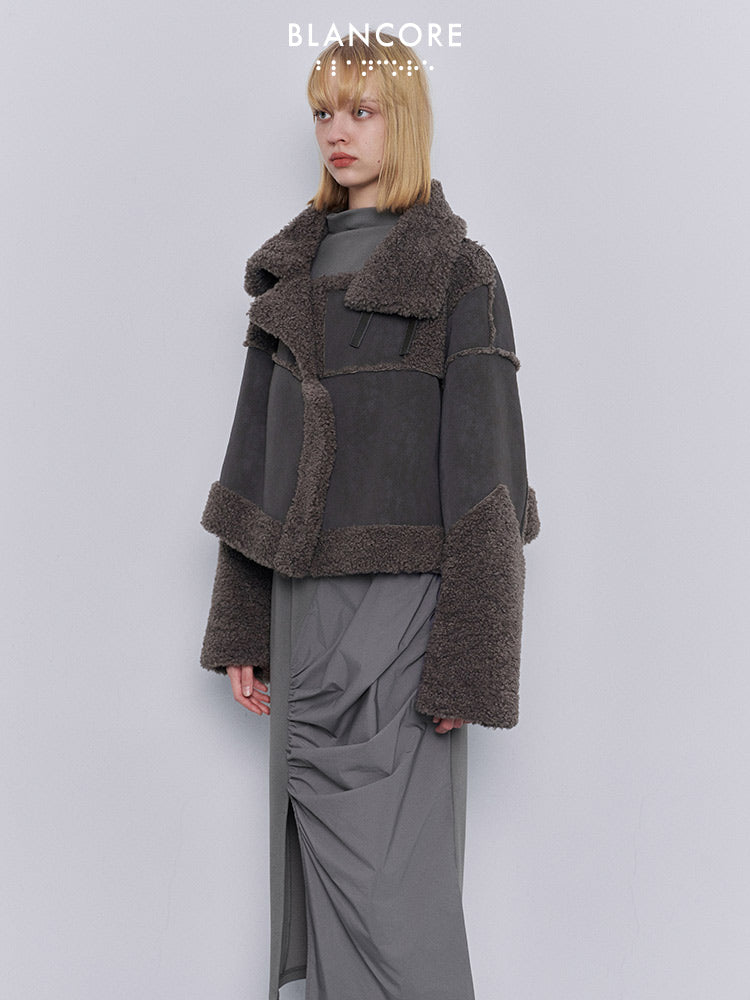 fur crop coat