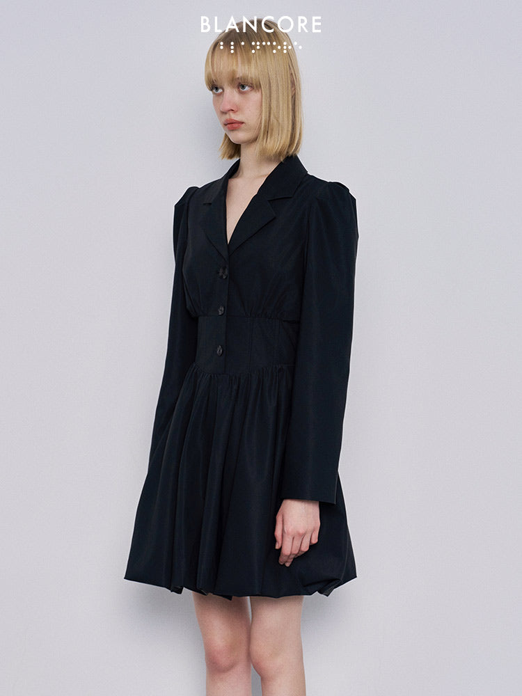 Cinched Waist short blazer dress.