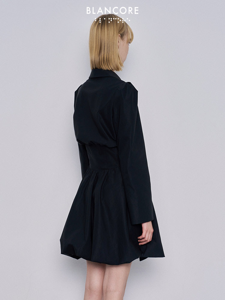 Cinched Waist short blazer dress.
