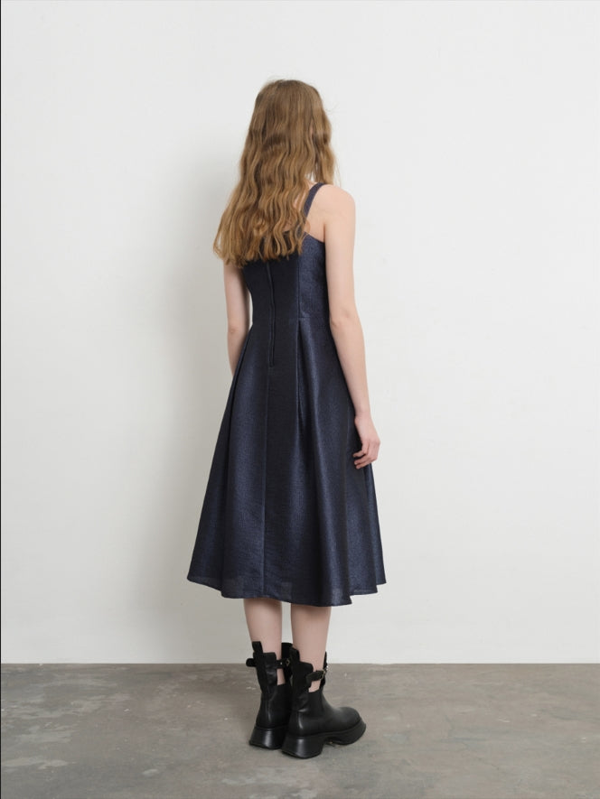 3D twist detail dress