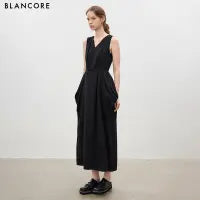 Cocoon Silhouette Sleeveless Maxi Dress