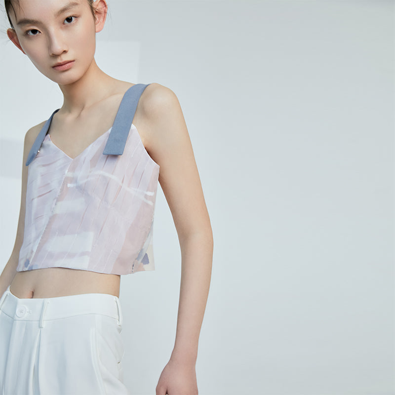 Material stitching vest