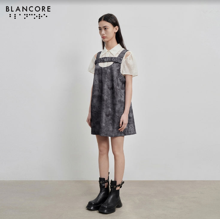 cut-out tank dress
