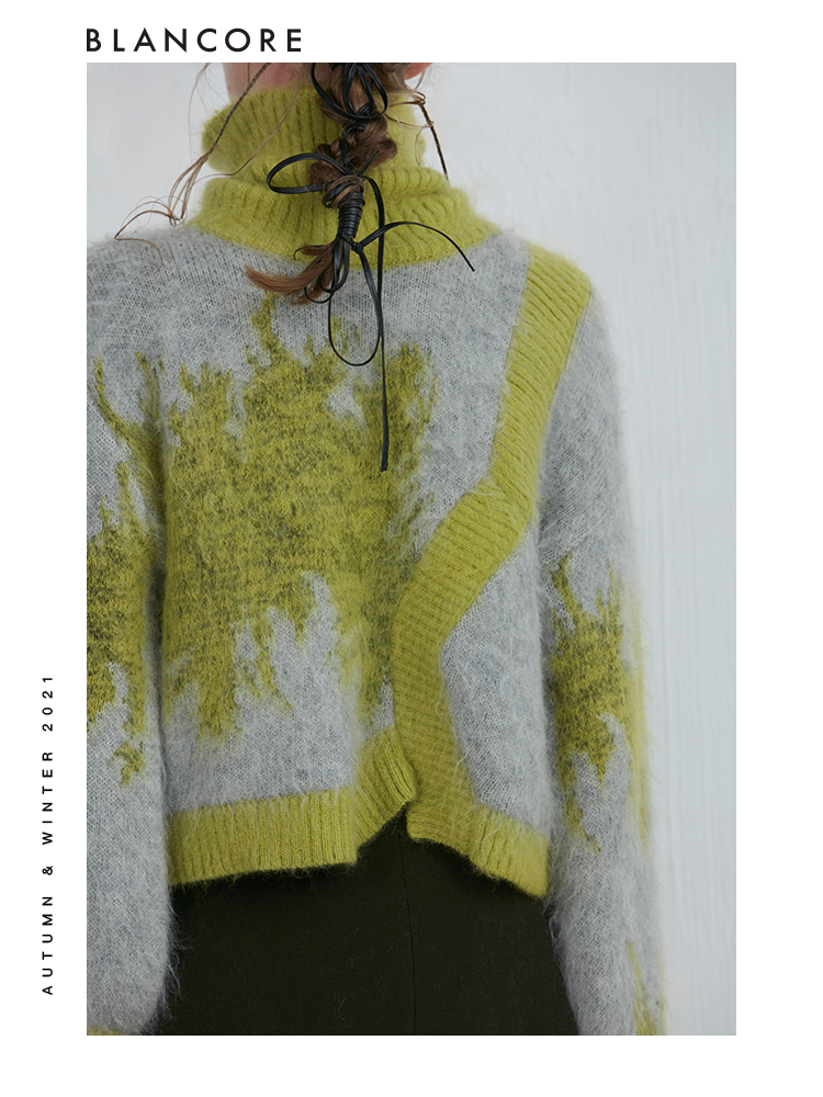 Color Block Pullover Sweater
