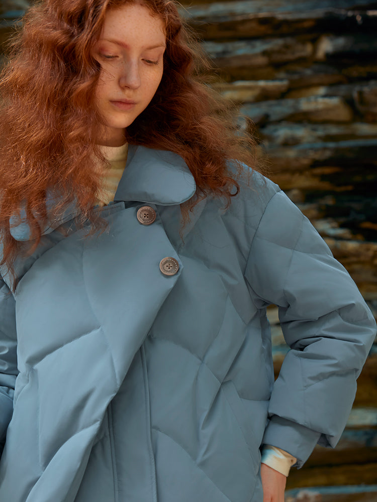 PANELED PUFFER JACKET