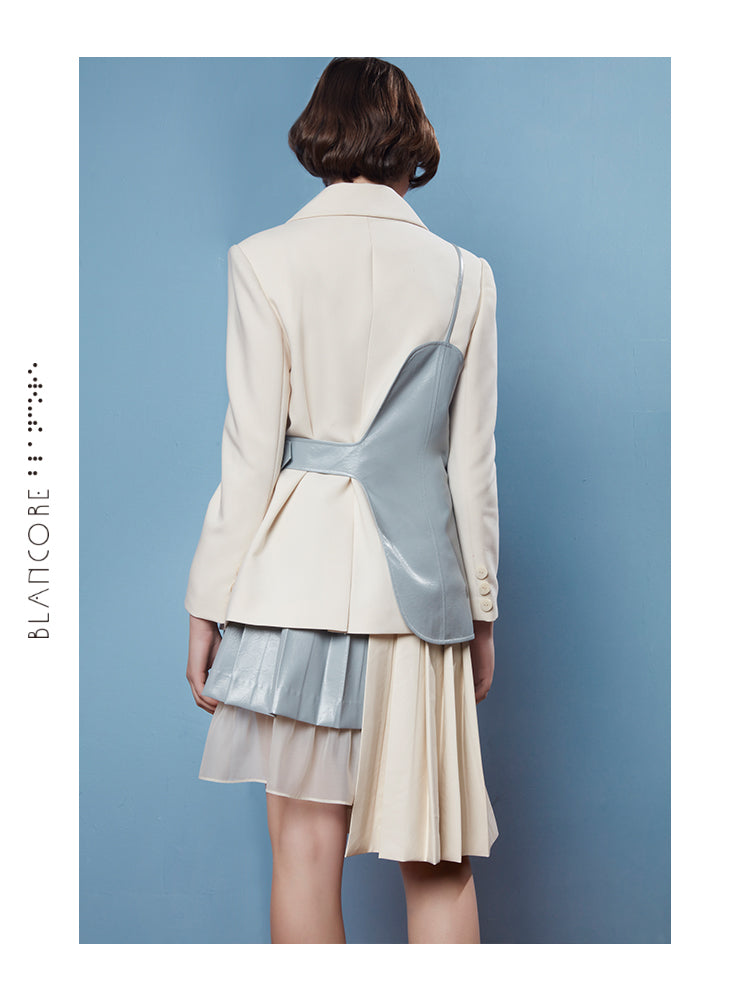 COLOR BLOCK SKIRT