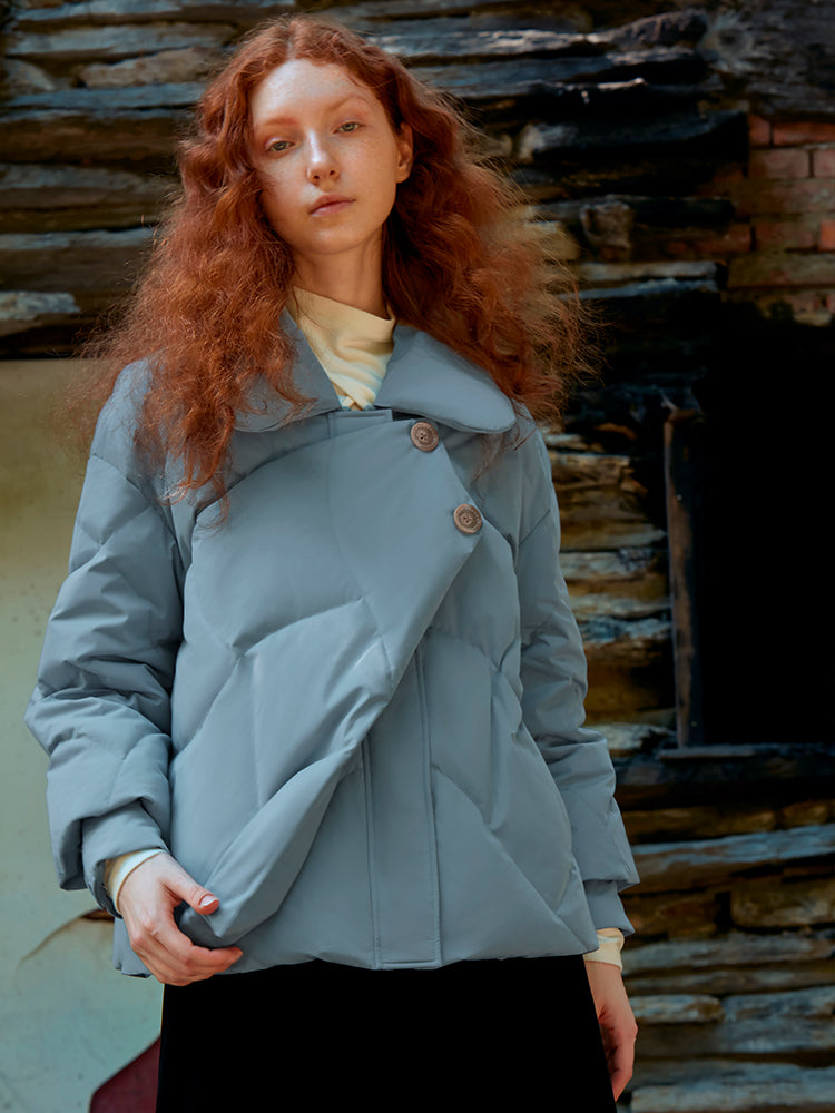 PANELED PUFFER JACKET