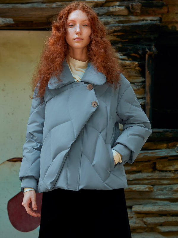 PANELED PUFFER JACKET