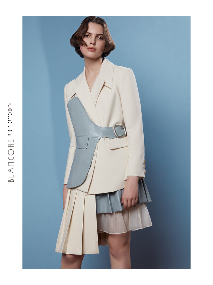 COLOR BLOCK SKIRT