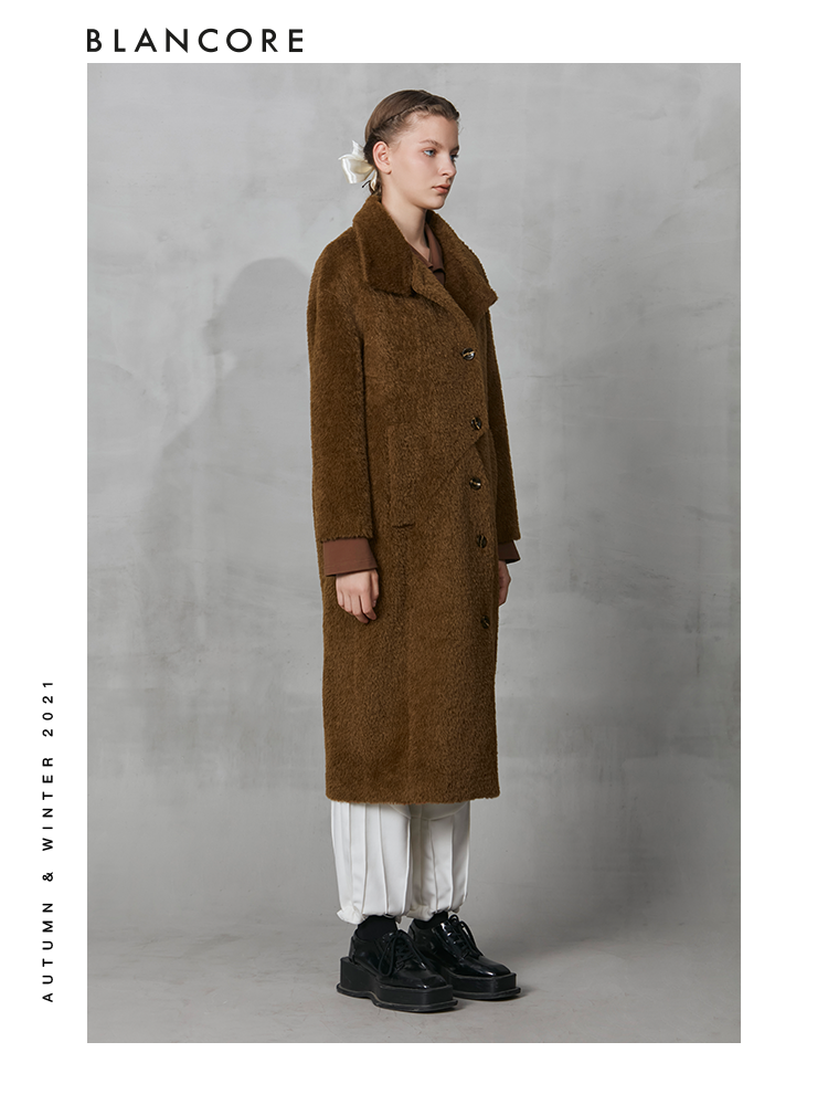 Wool And Cashmere-Blend Cocoon Coat