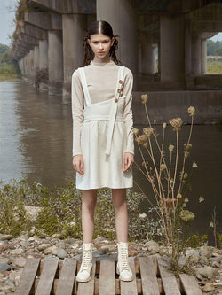 PLEATED WAISTED WOOL KNIT