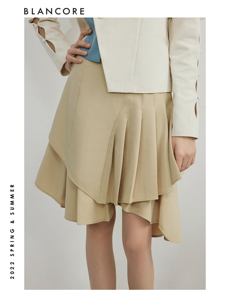 Layred Pleated Skirt