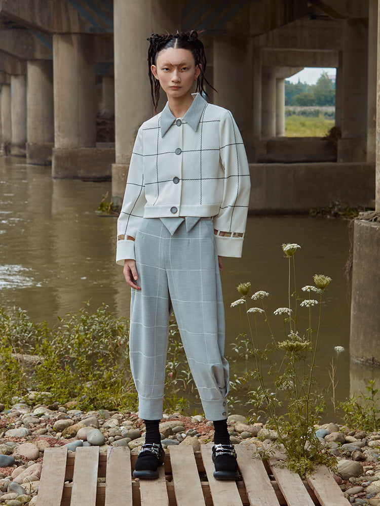 LATTICE PATTERN JACKET