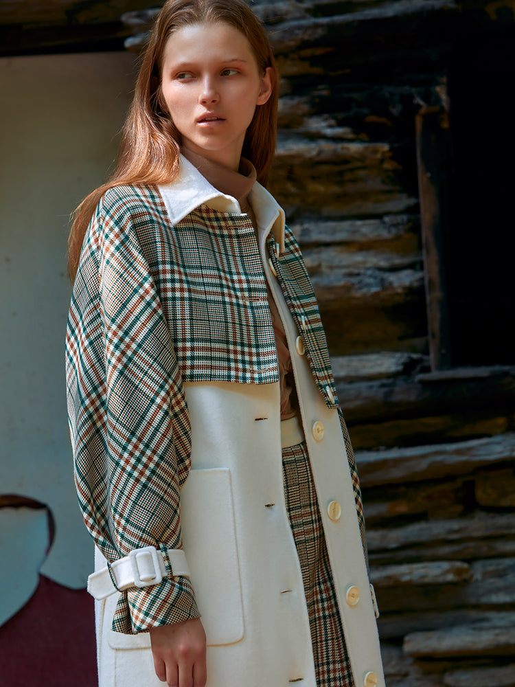 CAPE WOOL COAT
