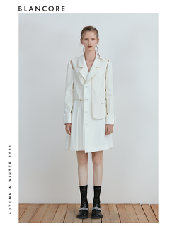 Asymmetrical Deconstructed Trench Dress