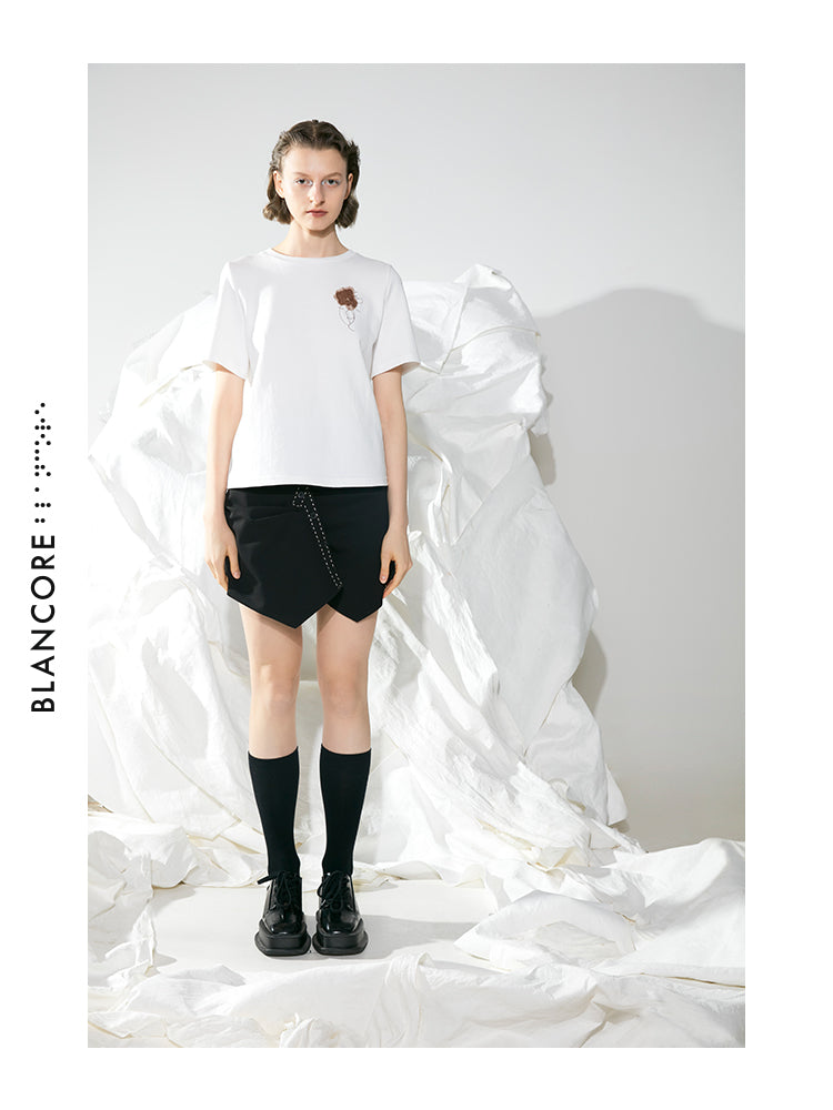 EMBROIDERED SHORT SLEEVE T-SHIRT