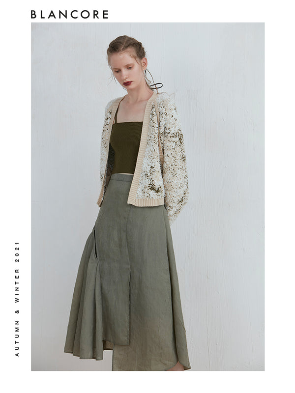Loose Bat Sleeve Cardigan
