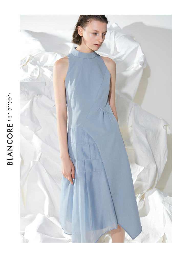 MISPLACED MESH PANEL DRESS