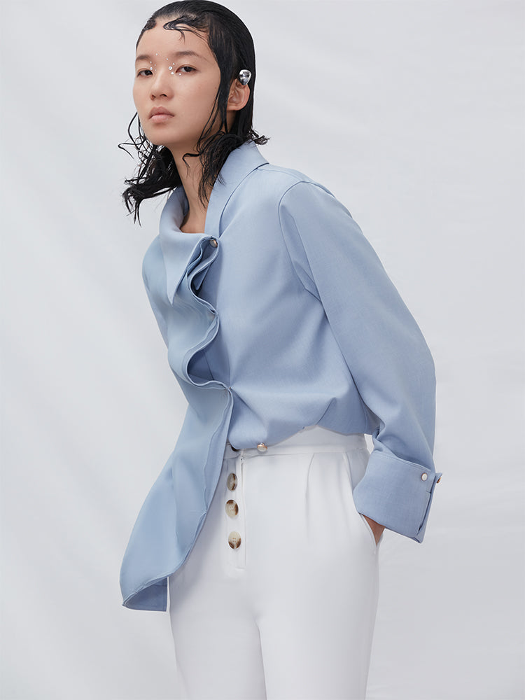 Mesh Panel Shirt