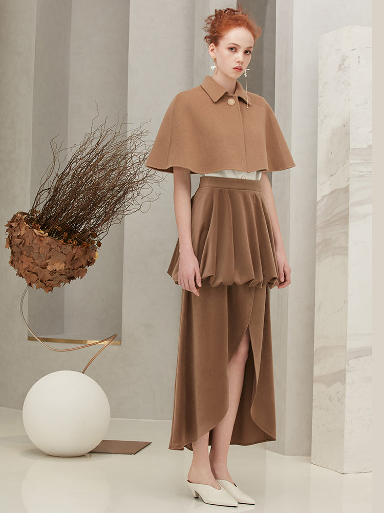 Velvet Split Skirt