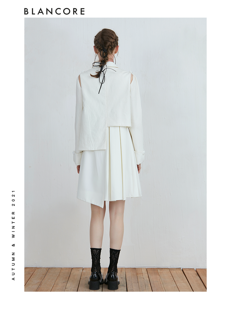 Asymmetrical Deconstructed Trench Dress